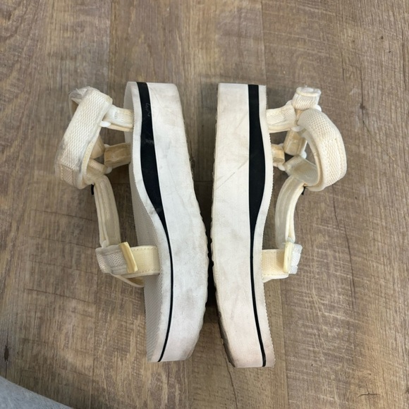 TEVAS platform white sandals - Picture 4 of 7